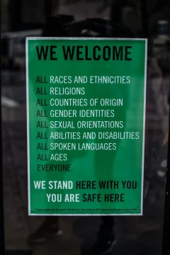 Diversity Inclusion Sign