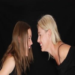 Parent and Child laughing with each other